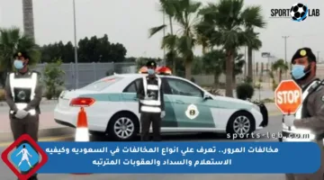 مخالفات المرور.. تعرف على أنواع المخالفات في السعودية وكيفية الاستعلام والسداد والعقوبات المترتبة
